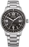 Citizen Urban Military NJ0190-51E Horloge - Staal - Zilverkleurig - Ø 40 mm