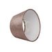 Watt & Veke Abat-jour Lola, marron, Ø 33 cm, velours