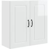 Armoire de cuisine Kalmar blanc brillant 80 x 31 x 80 cm