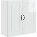 Armoire de cuisine Kalmar blanc brillant 80 x 31 x 80 cm