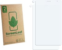 ScreenLeaf Bedifol GmbH 2 Stuks Screenprotector voor Logicom Tab 80 8" (Voor+Camera) - Hoogwaardige Beschermfolie transparant