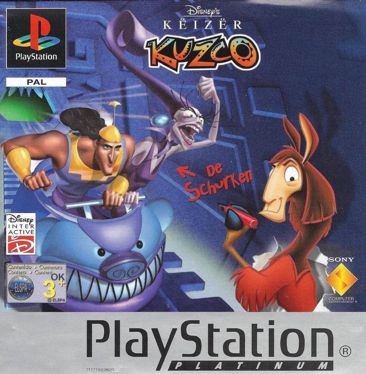 Sony Disney's Keizer Kuzco Playstation 1