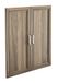 ClosetMaid SuiteSymphony Houten Kast Set, Toevoegen Op Accessoire Shaker Stijl, Voor Opslag, Kleding, Eenheden, Natuurlijk Grijs/Satijn Nikkel, 63,5 cm Deur Paar