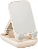 Baseus Seashell telefoonstandaard - Beige, Roze