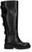 Sacha - Dames - Zwarte multi buckle biker boots met brede schacht - Maat 39