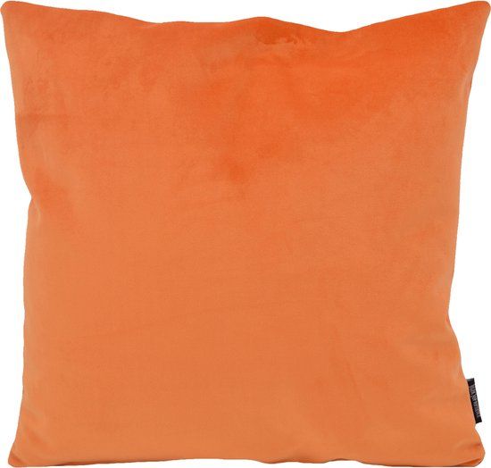 Velvet Orange Pillowcase | Velvet - Polyester | 45 x 45 cm