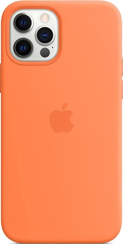 Apple Siliconenhoesje MagSafe iPhone 12 / 12 Pro Kumquat