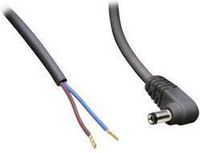 TRU COMPONENTS Laagspannings-aansluitkabel Laagspanningsstekker - Open kabeleinde 5.50 mm 2.50 mm 0.50 m 1 stuk(s)