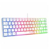 THE G-LAB Keyz Hydrogen Gaming toetsenbord 60% wit QWERTZ