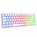 THE G-LAB Keyz Hydrogen Gaming toetsenbord 60% wit QWERTZ