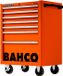 Bahco 1475K7 | C75 Klassieke Gereedschapswagen | Oranje | 7 Lades