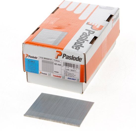 Paslode afwerknagel F16 x 65 verzinkt 395071 - 5000 Stuks
