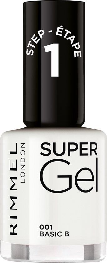 Rimmel SuperGel Nail Polish Lacquer - 001 Basic B - 12 ML