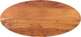 vidaXL Tafelblad ovaal 90x40x3,8 cm massief acaciahout