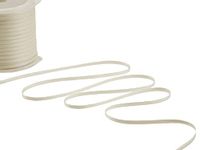 Furlanis - Dubbel satijnen lint, Italiaanse stof - melk, 3 mm x 50 m