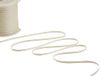 Furlanis - Dubbel satijnen lint, Italiaanse stof - melk, 3 mm x 50 m