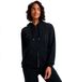 Roxy Surf Stoked Zip Geborstelde Fleece Trui, Zwart, S