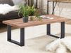 ESTEBAN table basse rectangulaire 130 cm chêne industriel