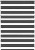 vidaXL Zebra Rolgordijn 100x150 cm Zwart