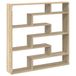 VidaXL Étagère murale cube 7 compartiments bois composite couleur chêne sonoma