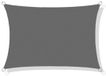AIO FACTORY Voile d'ombrage imperméable en nylon 3x2m gris
