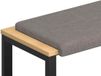 vidaXL Coussin de banc Tissu Taupe 80x38x35 cm