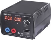 VOLTCRAFT CSP-180 Labvoeding, regelbaar gelijkspanning 0 - 30 V/DC 1 A (max.) 30 W Aantal uitgangen 1 x