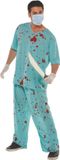 Amscan Kostuum Bloed Chirurg Polyester Blauw/rood Maat M/l