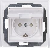 Kopp Athenis wandcontactdoos IP44 enkel RA KV helder wit
