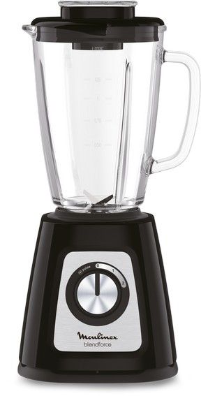 Moulinex LM430810 Blender - 1.75L, 800W, Black/Transparent