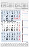 3-Monats-Planer Korsch 3-Monats-Planer Combi Blau 2027