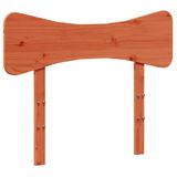 VidaXL Hoofdeind & Voeteind Bruin Grenenhout 135 cm