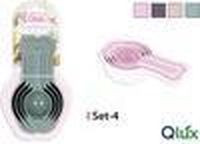 Qlux Set 4 lepels me meting qlux zilver RVS