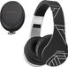PowerLocus P1 Bluetooth Casque – Sans fil – Supra-auriculaire – Avec microphone – Pliable - incl. Housse – Noir/Argent