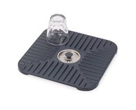 Joseph Joseph SinkShield Afdruipmat met Verwijderbaar Afvoergat, Spoelbakbescherming, Glazen, Borden, Antislip
