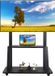 Unyqoos® Mobiele tv-standaard met wielen voor 32-75 inch schermen en extra opbergruimte