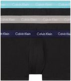 Calvin Klein Low Rise Trunk Boxershorts Heren (3-pack) - Maat S - Zwart/Blauw/Grijs