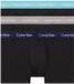 Calvin Klein Low Rise Trunk Boxershorts Heren (3-pack) - Maat S - Zwart/Blauw/Grijs