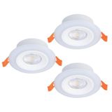 EGLO CALONGE RGB LED Wit Inbouwspot - IP20/IP44 - 1560 lm - Dimbaar - Afstandsbediening Inbegrepen