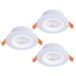 EGLO CALONGE RGB LED Wit Inbouwspot - IP20/IP44 - 1560 lm - Dimbaar - Afstandsbediening Inbegrepen