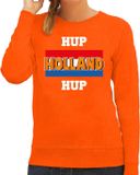 Bellatio Decorations Shoppartners Bv Oranje fan sweater voor dames - hup Holland hup - Nederland supporter - EK/ WK trui / outfit XS