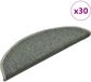 vidaXL - Trapmatten - 30 stuks - 56x17x3 cm - Donkergroen - Rechthoek