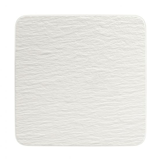Villeroy & Boch Rock Slate Plate - White Porcelain - Square - 32.5cm