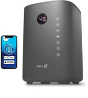 Clean Air Optima CA-605T Smart - 3-in-1 Luchtbevochtiger met Ionisator, UVC en Aromatherapie - Titanium Grijs
