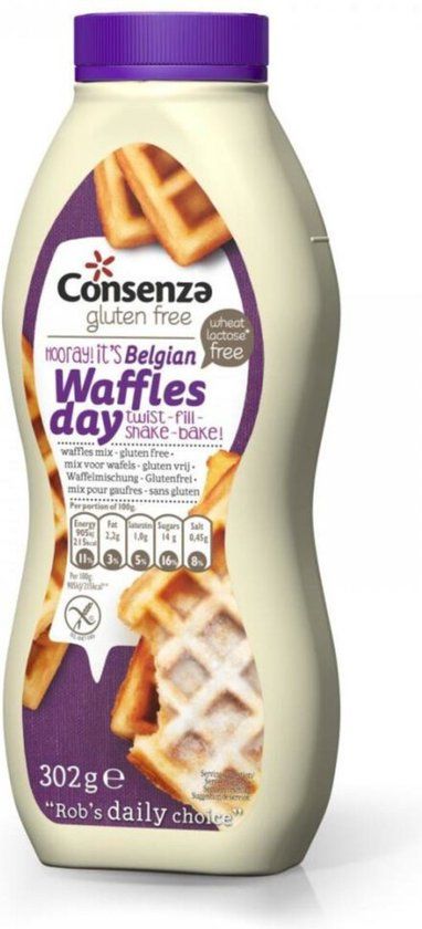 Consenza Wafelmixshaker - Glutenvrij - 8717496861979