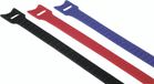 Hama 00221005 Klittenband kabelbinder Kunststof Rood, Blauw, Zwart flexibel (l x b) 14.5 cm x 1.2 cm 12 stuk(s)