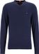 Tommy Hilfiger V-hals trui katoen met kasjmier - Pima Organic Cotton Cashmere - donkerblauw (Desert Sky) - Maat: XL