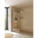 Riho Inloopdouche Define 400 Mat Gunmetal 100x200 cm Incl. Stabilisatiestang