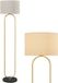 HOMCOM Lampe sur pied Métal Noir 38x38x156cm