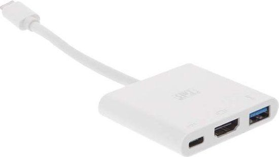T'nB TCHDMI3IN1 3-in-1 USB-C Adapter Wit